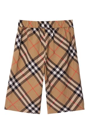 pantalone in cotone marrone BURBERRY KIDS | 8108885B9368